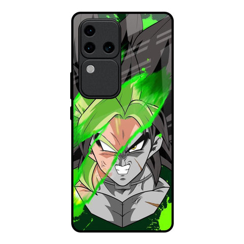 Anime Green Splash Glossy Case for Vivo V30 Pro 5G