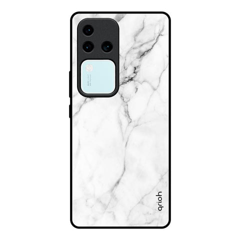 Modern White Marble Glossy Case for Vivo V30 Pro 5G