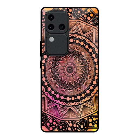 Floral Mandala Glossy Case for Vivo V30 Pro 5G