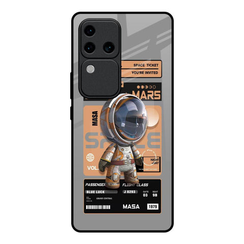 Space Ticket Glossy Case for Vivo V30 Pro 5G