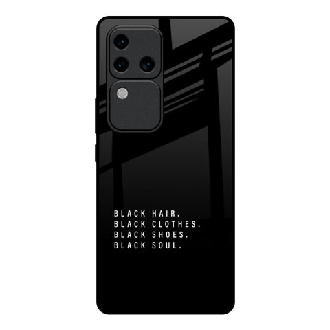 Black Soul Glossy Case for Vivo V30 Pro 5G