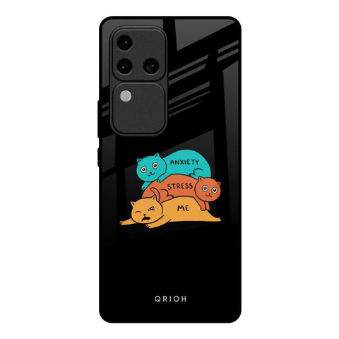 Anxiety Stress Glossy Case for Vivo V30 Pro 5G