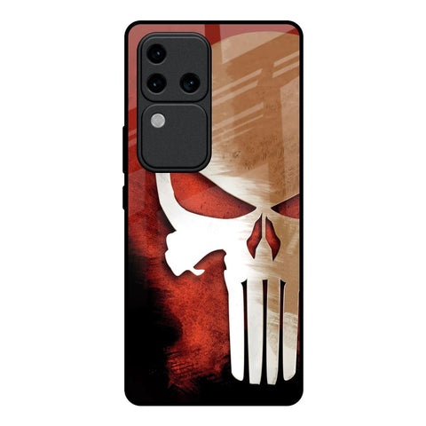 Red Skull Glossy Case for Vivo V30 Pro 5G