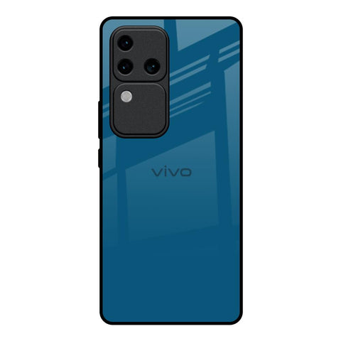 Cobalt Blue Glossy Case for Vivo V30 Pro 5G