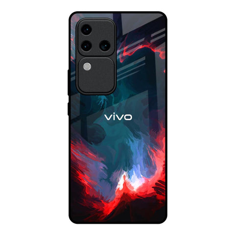 Brush Art Glossy Case For Vivo V30 Pro 5G