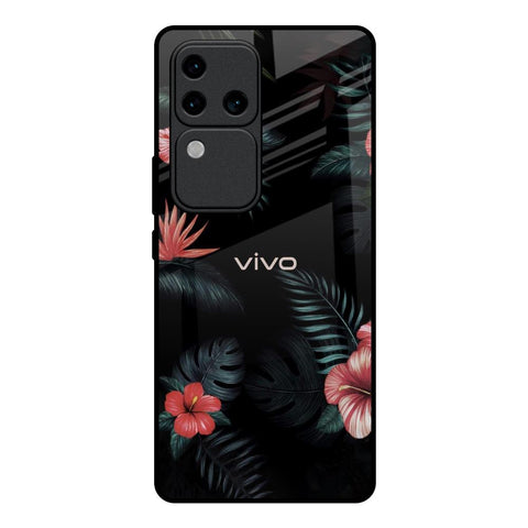 Tropical Art Flower Glossy Case for Vivo V30 Pro 5G