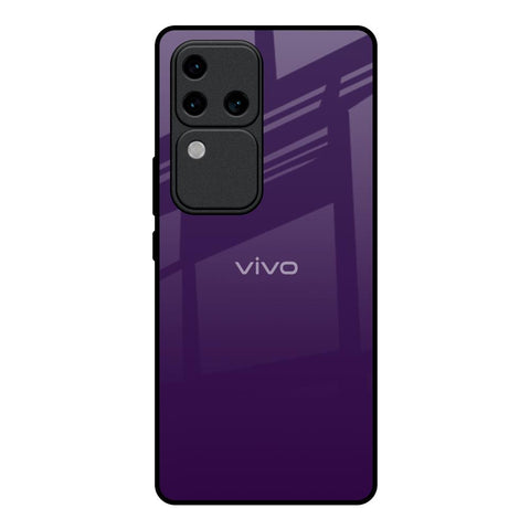 Dark Purple Glossy Case for Vivo V30 Pro 5G