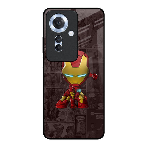 Angry Baby Super Hero Glossy Case for Oppo F25 Pro 5G