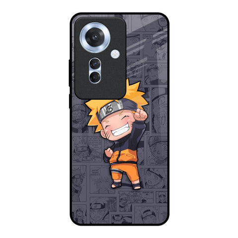 Orange Chubby Glossy Case for Oppo F25 Pro 5G