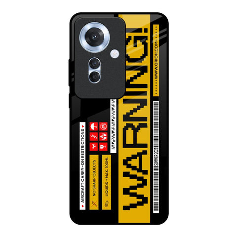 Aircraft Warning Glossy Case for Oppo F25 Pro 5G