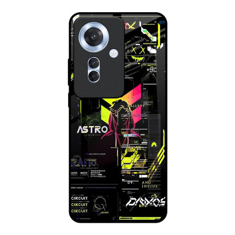 Astro Glitch Glossy Case for Oppo F25 Pro 5G