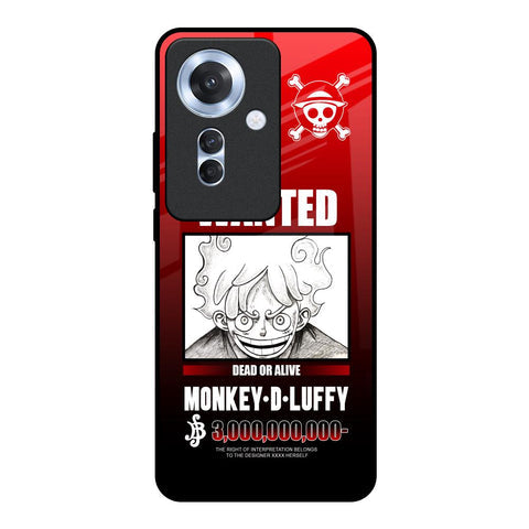 Luffy Wanted Glossy Case for Oppo F25 Pro 5G