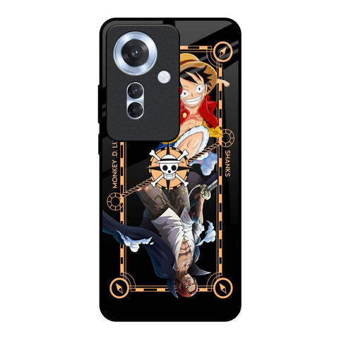 Shanks & Luffy Glossy Case for Oppo F25 Pro 5G