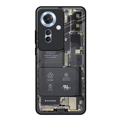 Skeleton Inside Glossy Case for Oppo F25 Pro 5G