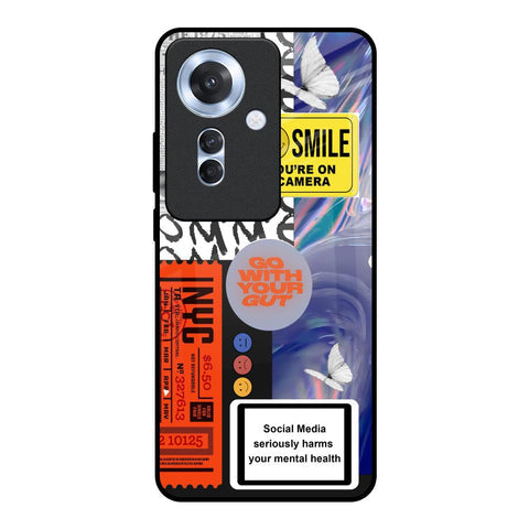 Smile for Camera Glossy Case for Oppo F25 Pro 5G