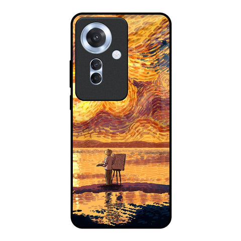 Sunset Vincent Glossy Case for Oppo F25 Pro 5G
