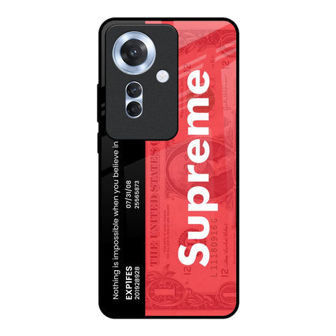Supreme Ticket Glossy Case for Oppo F25 Pro 5G