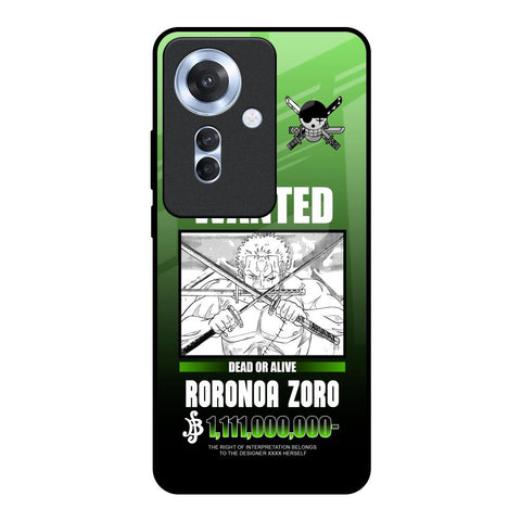 Zoro Wanted Glossy Case for Oppo F25 Pro 5G