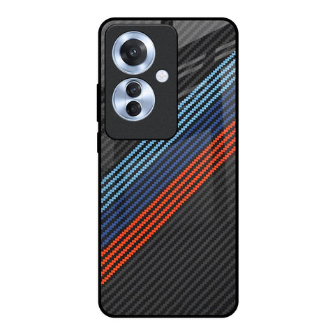 Carbon Inspired Glossy Case for Oppo F25 Pro 5G