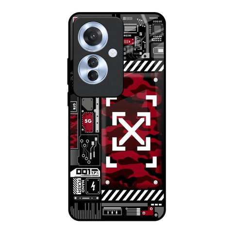 Technology Art Glossy Case for Oppo F25 Pro 5G