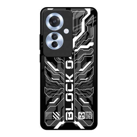 Monochrome Magic Glossy Case for Oppo F25 Pro 5G