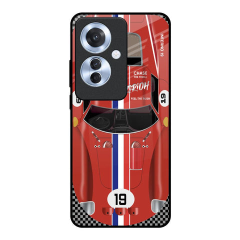 Racing Vintage Glossy Case for Oppo F25 Pro 5G
