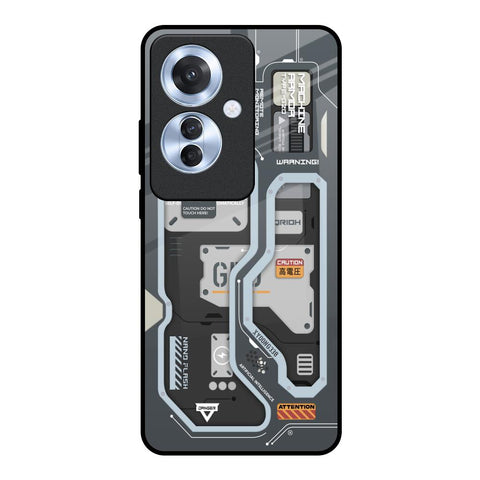 Retro Futuristic Glossy Case for Oppo F25 Pro 5G