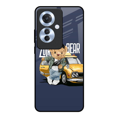 Adventurous Bear Glossy Case for Oppo F25 Pro 5G