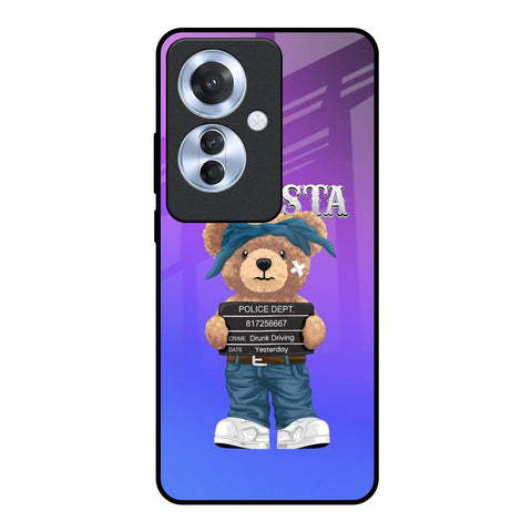 Gangsta Bear Glossy Case for Oppo F25 Pro 5G