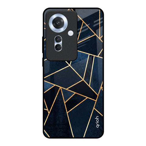 Abstract Tiles Glossy Case for Oppo F25 Pro 5G
