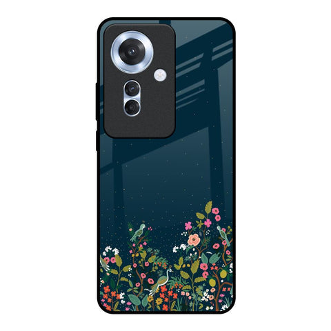 Small Garden Glossy Case For Oppo F25 Pro 5G