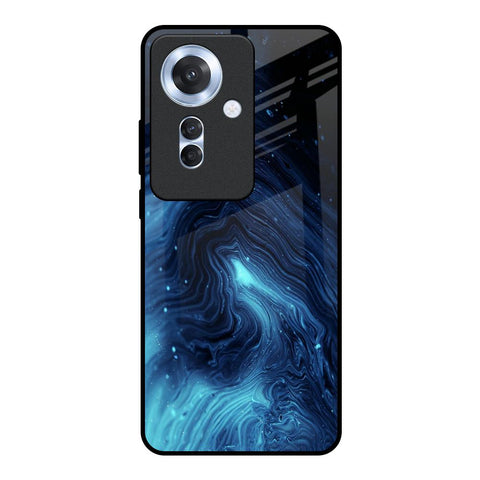 Dazzling Ocean Gradient Glossy Case For Oppo F25 Pro 5G