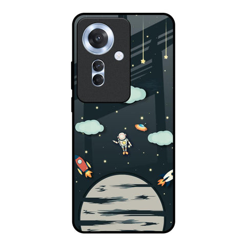 Astronaut Dream Glossy Case For Oppo F25 Pro 5G
