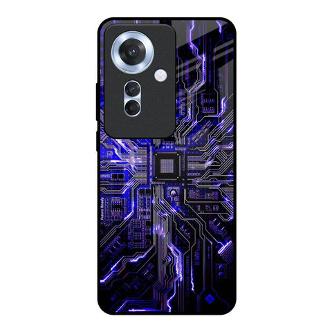 Techno Color Pattern Glossy Case For Oppo F25 Pro 5G