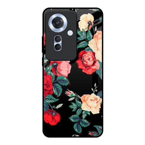 Floral Bunch Glossy Case For Oppo F25 Pro 5G