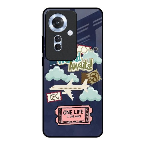 Tour The World Glossy Case For Oppo F25 Pro 5G