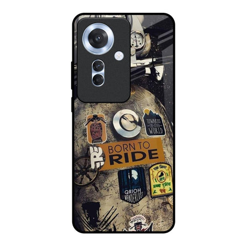 Ride Mode On Glossy Case for Oppo F25 Pro 5G