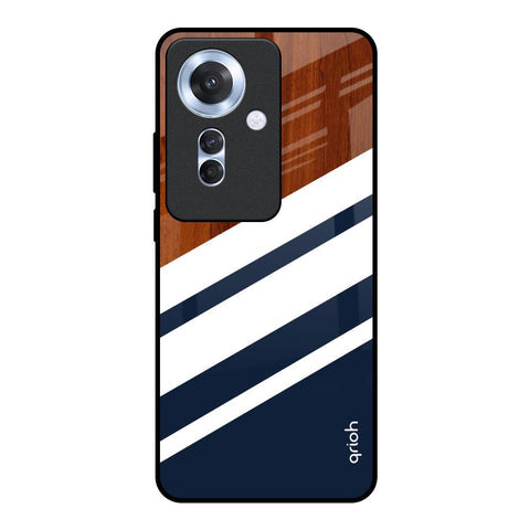 Bold Stripes Glossy Case for Oppo F25 Pro 5G