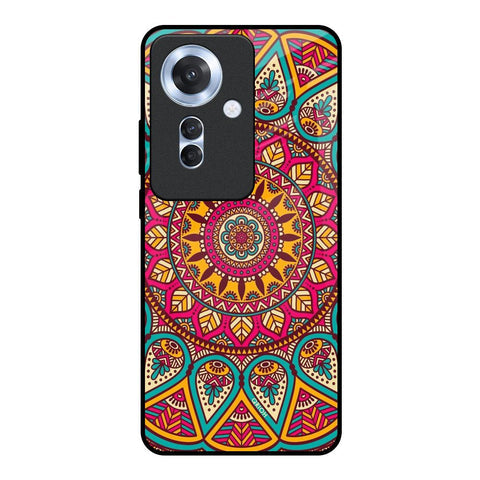 Elegant Mandala Glossy Case for Oppo F25 Pro 5G