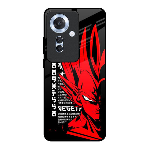 Red Vegeta Glossy Case for Oppo F25 Pro 5G