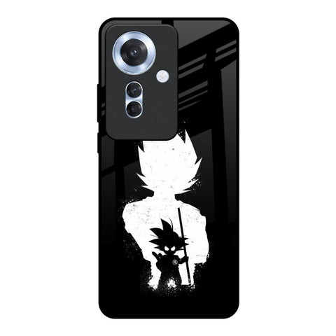Monochrome Goku Glossy Case for Oppo F25 Pro 5G