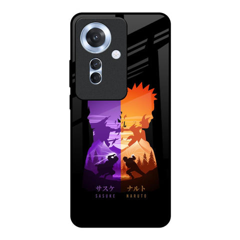 Minimalist Anime Glossy Case for Oppo F25 Pro 5G