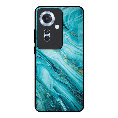 Ocean Marble Glossy Case for Oppo F25 Pro 5G