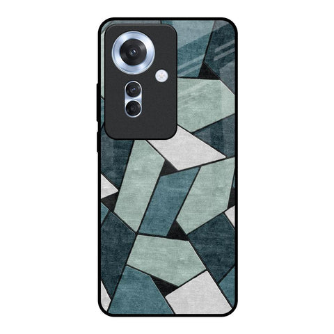 Abstact Tiles Glossy Case for Oppo F25 Pro 5G