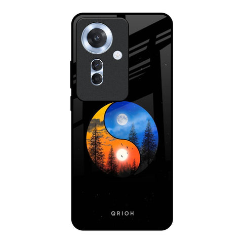 Yin Yang Balance Glossy Case for Oppo F25 Pro 5G
