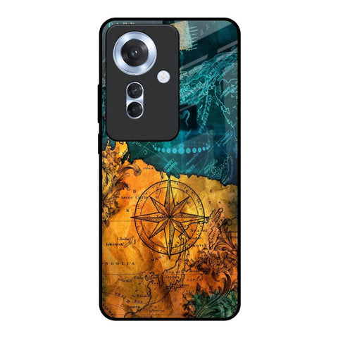Architecture Map Glossy Case for Oppo F25 Pro 5G