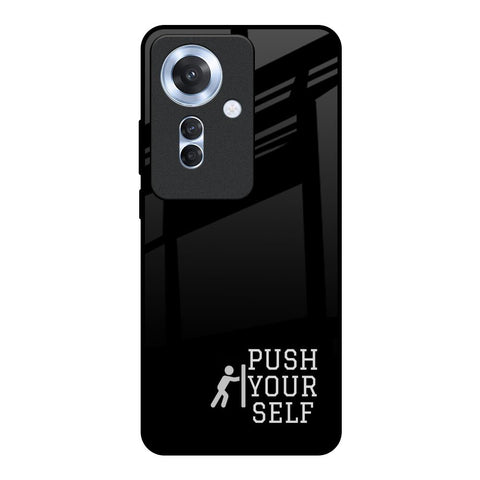 Push Your Self Glossy Case for Oppo F25 Pro 5G