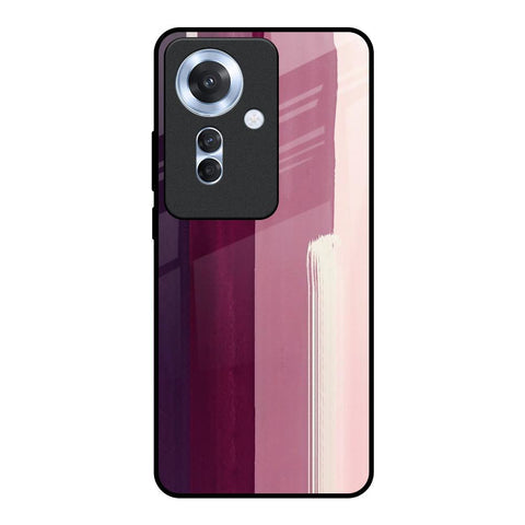 Brush Stroke Art Glossy Case for Oppo F25 Pro 5G
