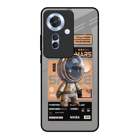 Space Ticket Glossy Case for Oppo F25 Pro 5G