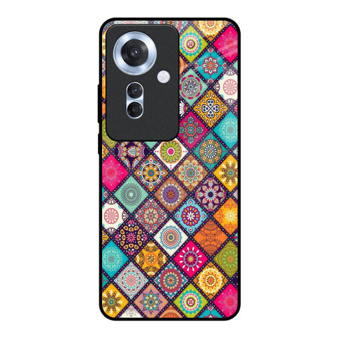 Multicolor Mandala Glossy Case for Oppo F25 Pro 5G